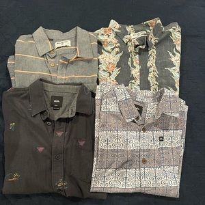 Boys lot of surf skate brand of shirts